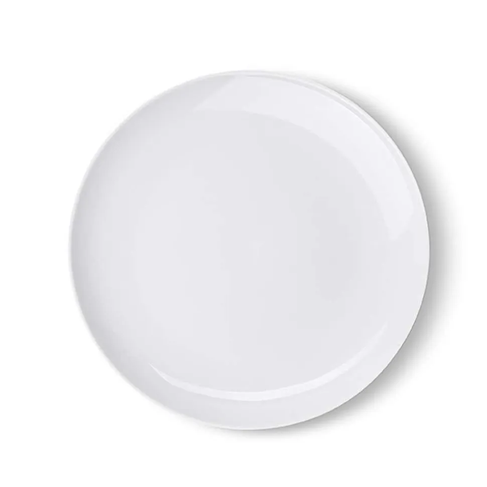 A La Carte 'Ashford Coupe' Porcelain Dinner Plate (White)