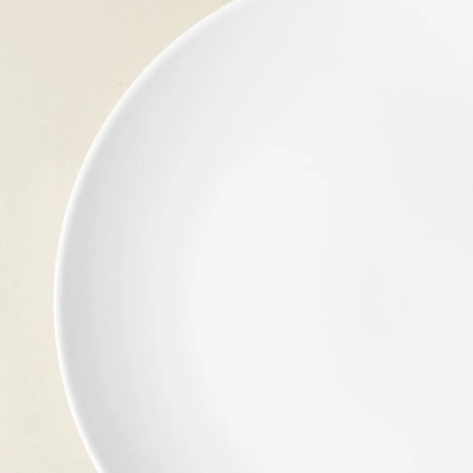 A La Carte 'Ashford Coupe' Porcelain Side Plate (White)