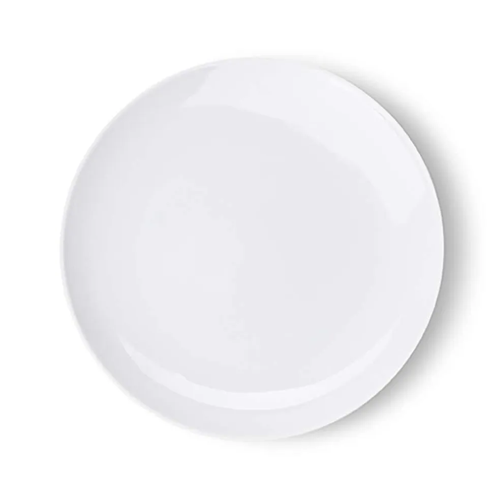 A La Carte 'Ashford Coupe' Porcelain Side Plate (White)