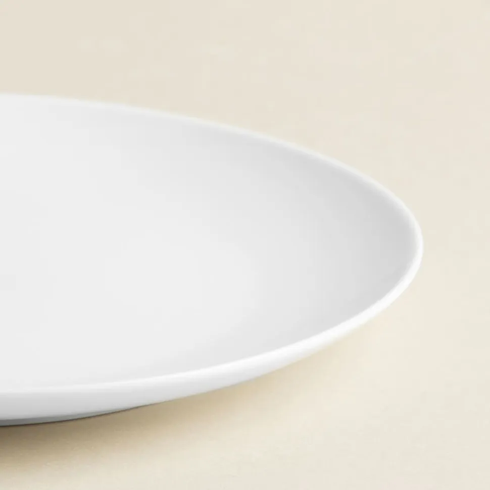 A La Carte 'Ashford Coupe' Porcelain Side Plate (White)