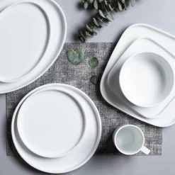 A La Carte 'Bergen' Porcelain Cereal Bowl (White)