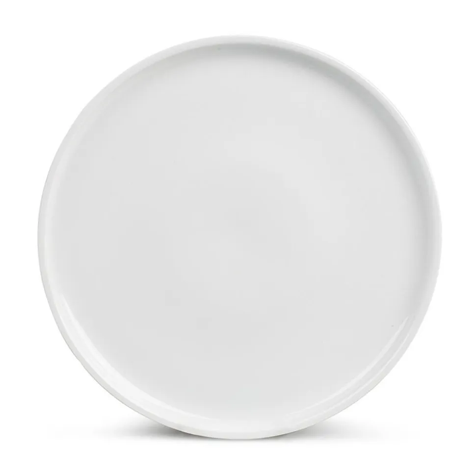 A La Carte 'Bergen' Porcelain Dinner Plate (White)
