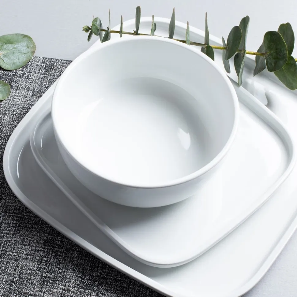 A La Carte 'Bergen' Porcelain Mug 350ml (White)