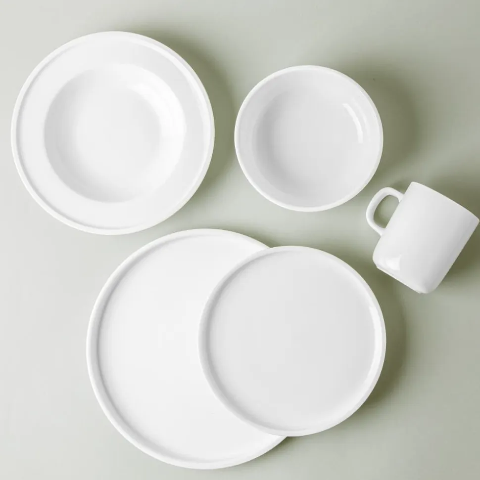 A La Carte 'Bergen' Porcelain Side Plate (White)