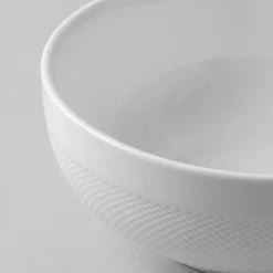 A La Carte 'Diamond' Porcelain Cereal Bowl (White)