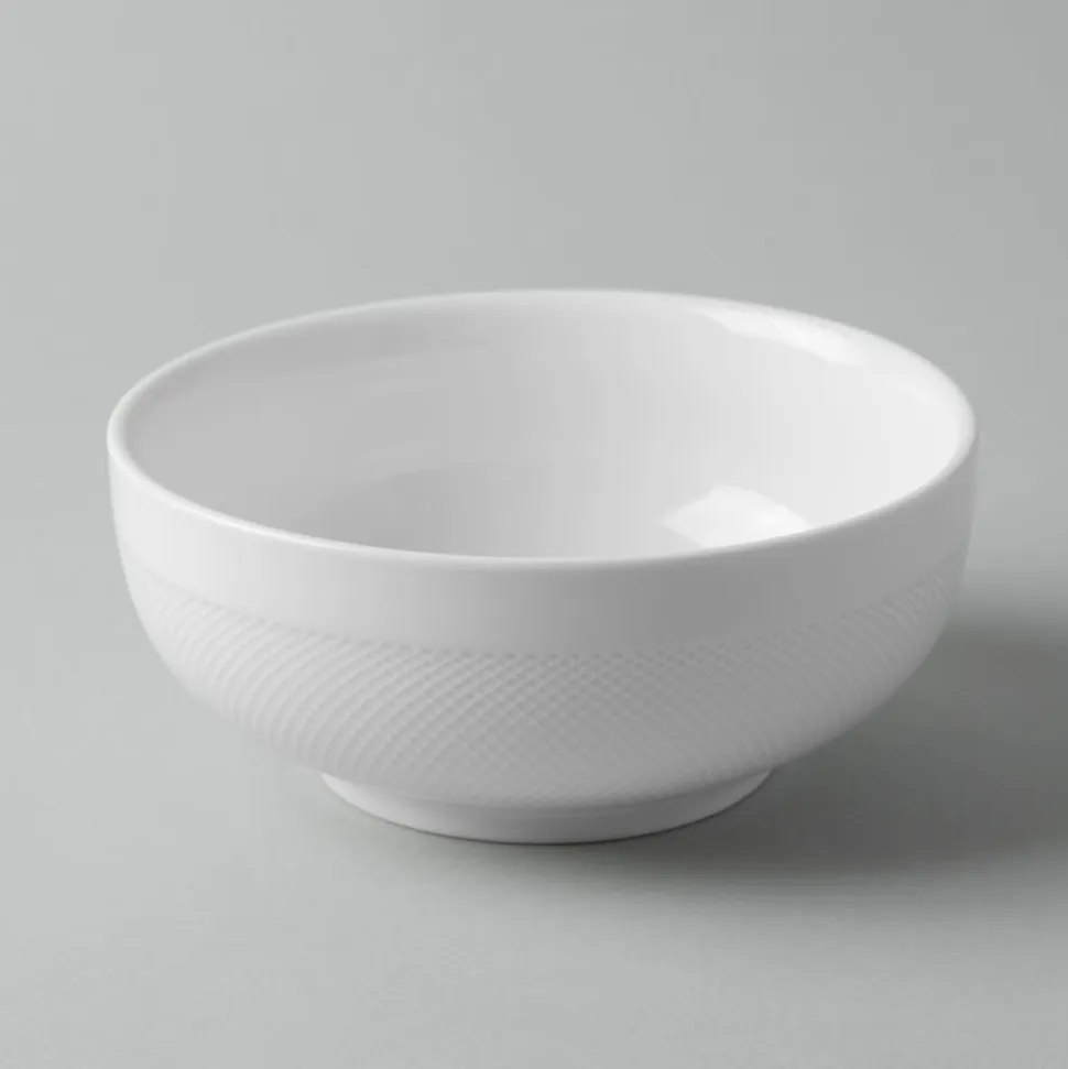 A La Carte 'Diamond' Porcelain Cereal Bowl (White)
