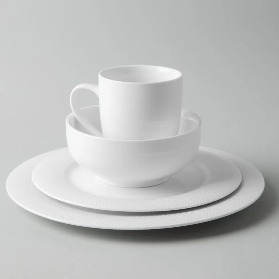 A La Carte 'Diamond' Porcelain Cereal Bowl (White)