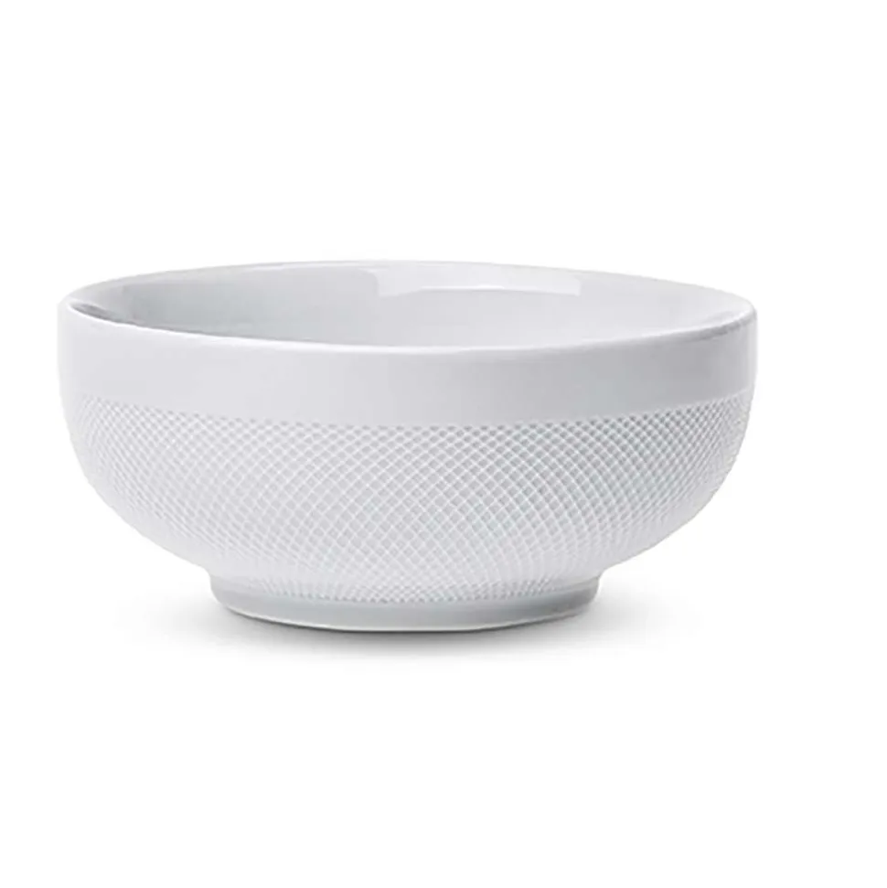A La Carte 'Diamond' Porcelain Cereal Bowl (White)