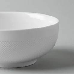 A La Carte 'Diamond' Porcelain Cereal Bowl (White)