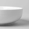 A La Carte 'Diamond' Porcelain Serving Bowl 8.25" (White)