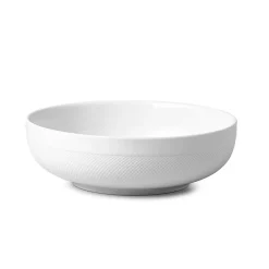 A La Carte 'Diamond' Porcelain Serving Bowl 8.25