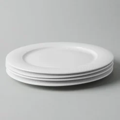 A La Carte 'Diamond' Porcelain Side Plate (White)