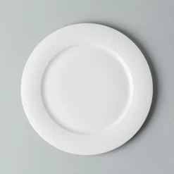 A La Carte 'Diamond' Porcelain Side Plate (White)