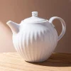 A La Carte Essentials 'Contemporary' Porcelain Tea Pot (White)
