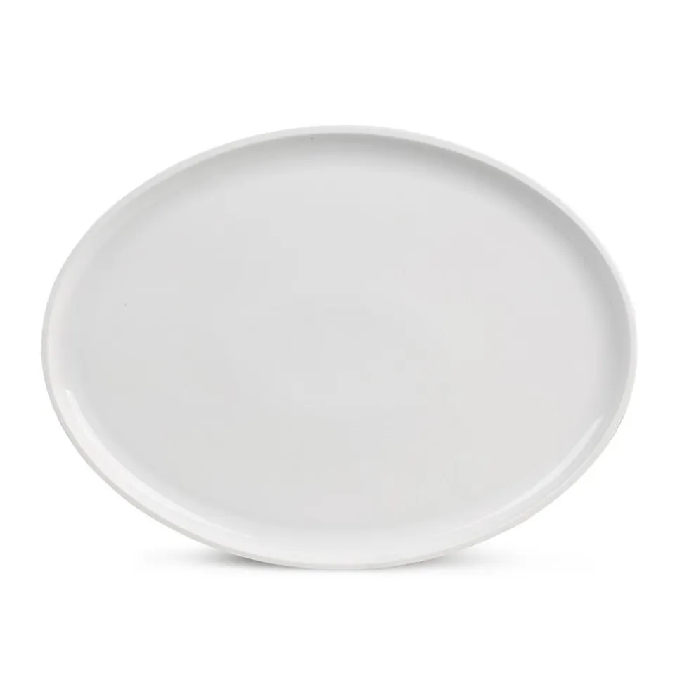 A La Carte 'Essentials' Porcelain 14" Oval Platter (White)