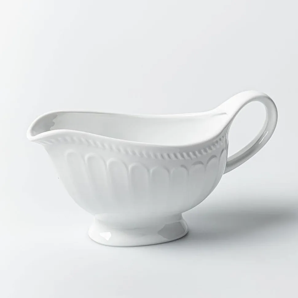 A La Carte Essentials Porcelain Gravy Boat
