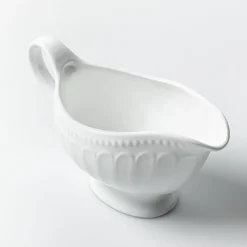 A La Carte Essentials Porcelain Gravy Boat
