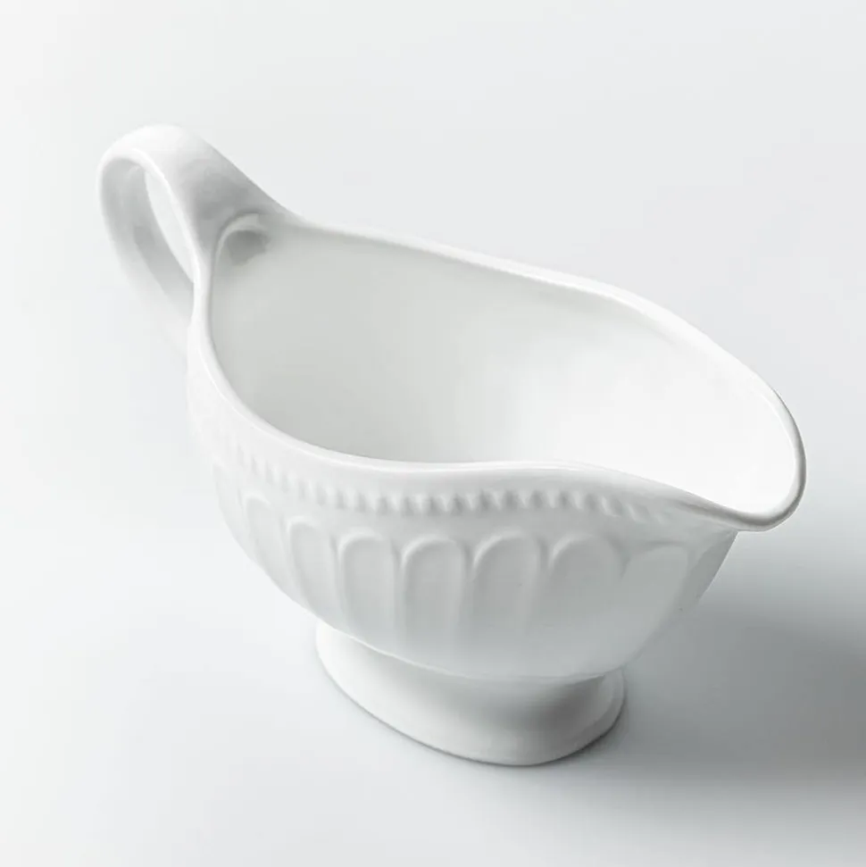 A La Carte Essentials Porcelain Gravy Boat