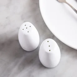 A La Carte 'Essentials' Porcelain Salt & Pepper - Set of 2 (White)