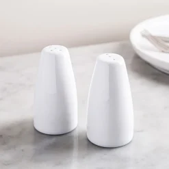 A La Carte 'Essentials' Porcelain Salt & Pepper - Set of 2 (White)