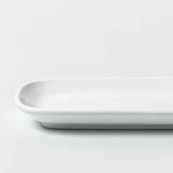 A La Carte Essentials 'Rectangular' Porcelain Platter Large (White)