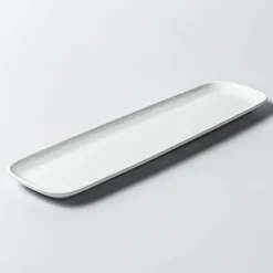 A La Carte Essentials 'Rectangular' Porcelain Platter Large (White)