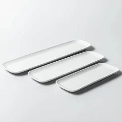 A La Carte Essentials 'Rectangular' Porcelain Platter Small (White)