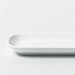A La Carte Essentials 'Rectangular' Porcelain Platter Small (White)