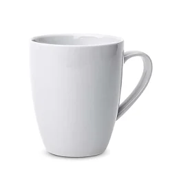 A La Carte 'Oxford' Porcelain Bullet Mug 400ml (White)