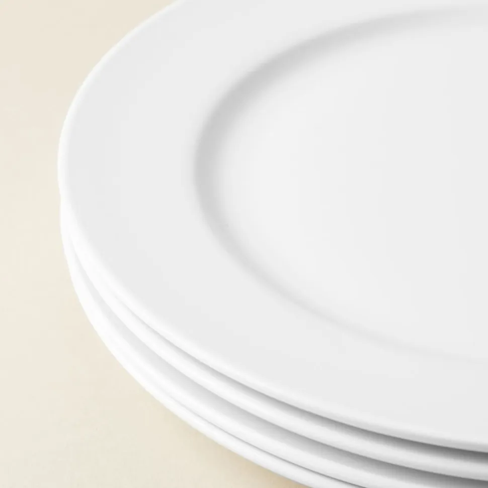 A La Carte 'Oxford' Porcelain Dinner Plate (White)