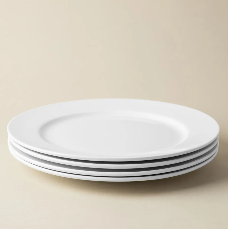 A La Carte 'Oxford' Porcelain Dinner Plate (White)