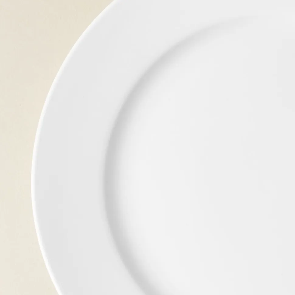 A La Carte 'Oxford' Porcelain Dinner Plate (White)