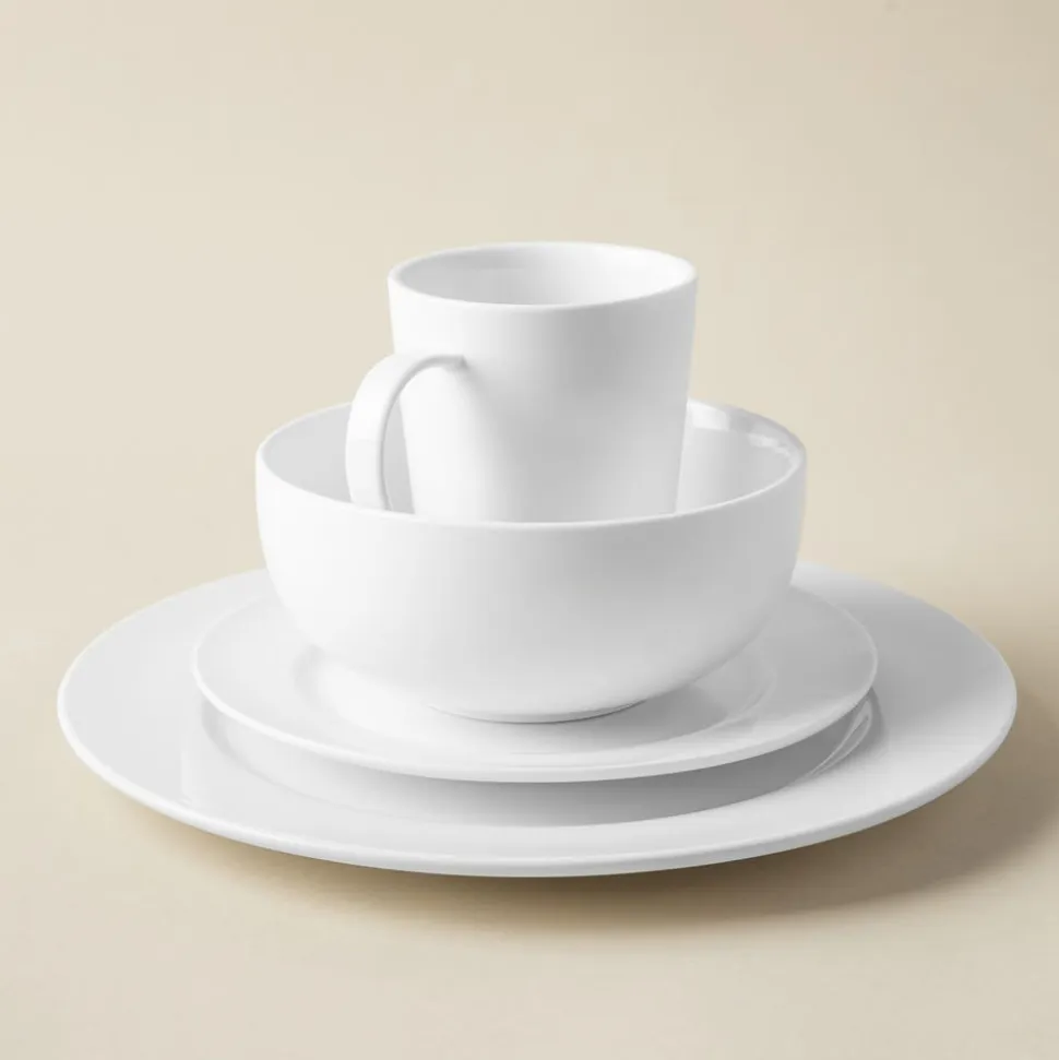 A La Carte 'Oxford' Porcelain Dinner Plate (White)