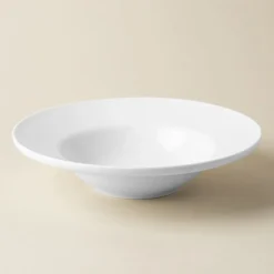 A La Carte 'Oxford' Porcelain Soup- Pasta Plate (White)