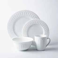A La Carte 'Petal' Open Stock Bowl (White)