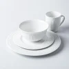 A La Carte 'Petal' Open Stock Dinner Plate 27cm (White)