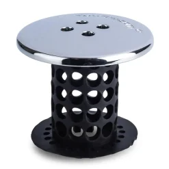 As Seen On Tv Tubshroom Bathtub Hair Catcher (Black/Chrome)