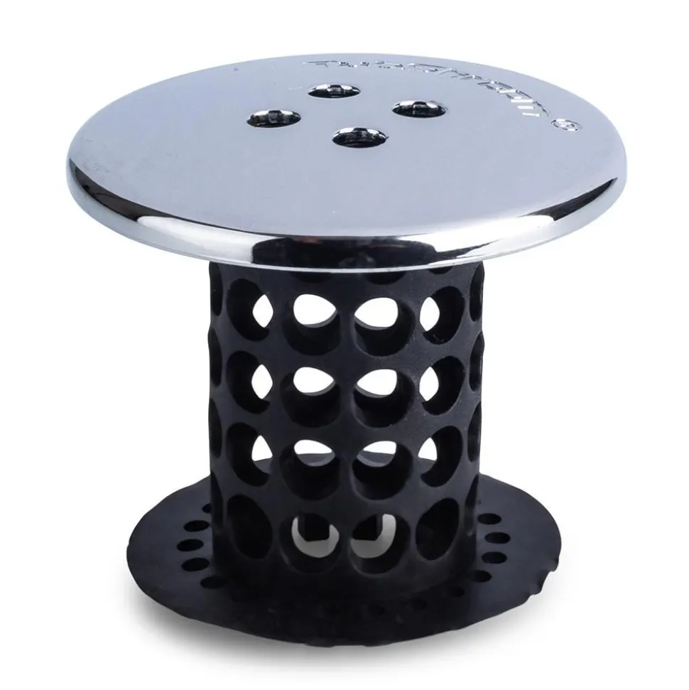 As Seen On Tv Tubshroom Bathtub Hair Catcher (Black/Chrome)