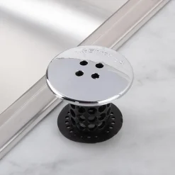 As Seen On Tv Tubshroom Bathtub Hair Catcher (Black/Chrome)