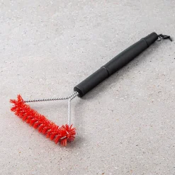 Better BBQ Grill Nylon Brush 15" (Black/Red)