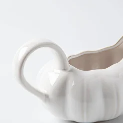 Bia Harvest 'Pumpkin' Gravy Boat (White)