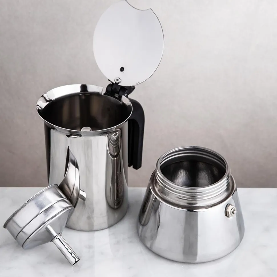Bialetti Venus Stovetop Espresso Maker Large (Stainless Steel)