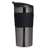 Bodum Silicone Band Double Wall Travel Mug (Gunmetal)