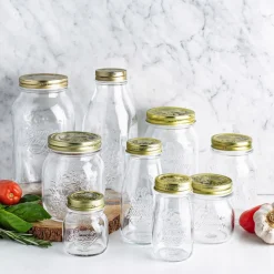 Bormioli Rocco Quattro Stagioni 500ml Glass Storage Jar with Twist Lid