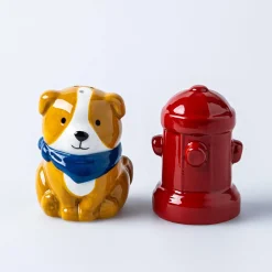 Boston Warehouse Flea Market Shaped 'Dog' Salt & Pepper - Set of 2