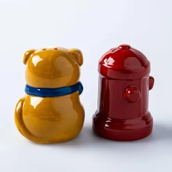 Boston Warehouse Flea Market Shaped 'Dog' Salt & Pepper - Set of 2