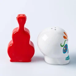 Boston Warehouse Flea Market Shaped 'Skull' Salt & Pepper S/2