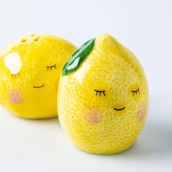 Boston Warehouse Flea Market Shaped 'Lemon' Salt & Pepper - Set of 2