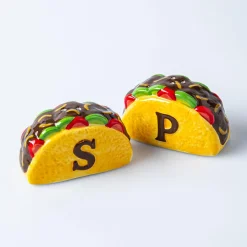 Boston Warehouse Flea Market Shaped 'Taco' Salt & Pepper - Set of 2