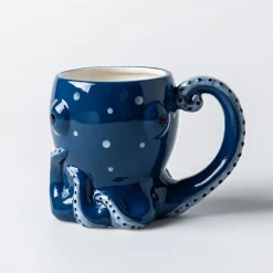 Boston Warehouse Flea Market Shaped 'Octopus' Mug (Blue)